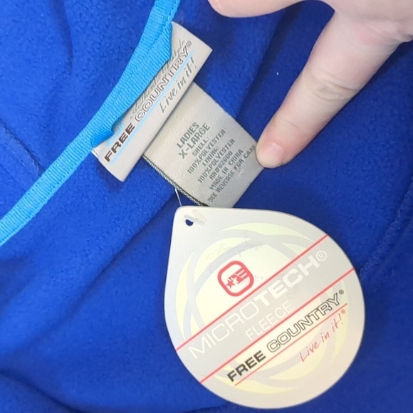 FREE country ladies microtech fleece jacket size XL - Picture 5 of 6